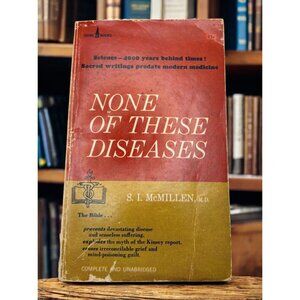 None Of These Diseases S I McMillen Vintage 1970 Christian Health Teachings